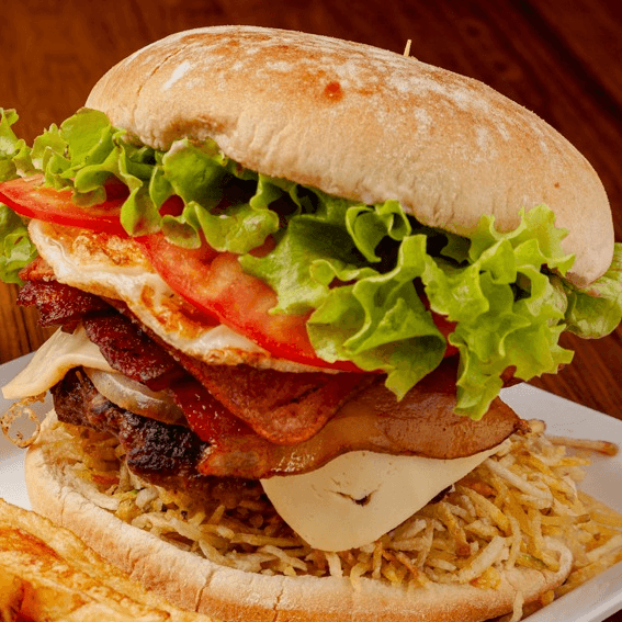Combo Hamburguesa Doble Carne + Papas + Bebida
