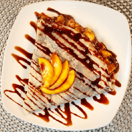 Crepa Durazno con Nutella
