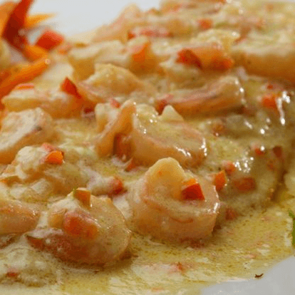 Filete Con Camarones