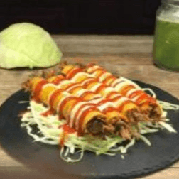 Súper Taco con Papas Fritas