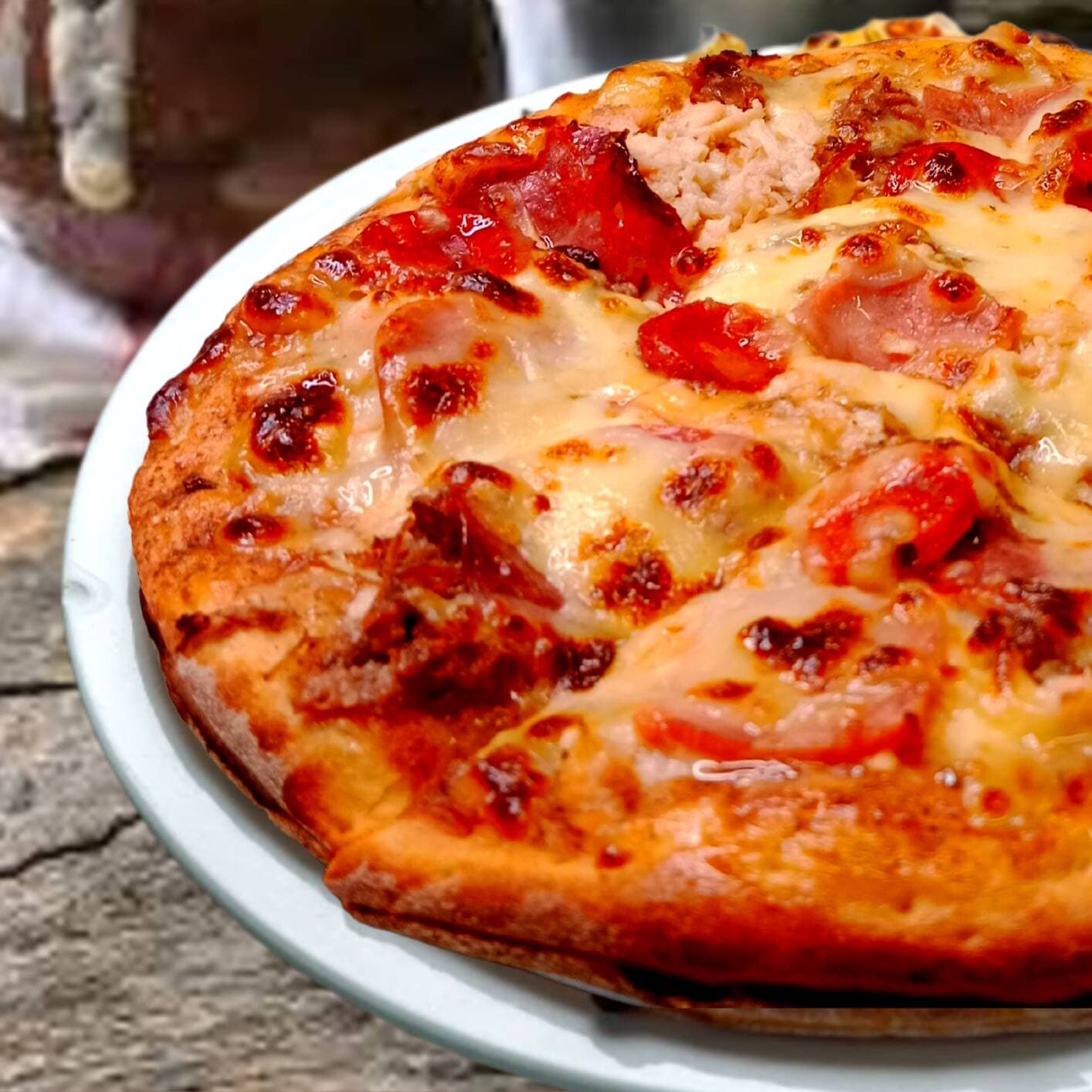 Pizza Especial de Carnes.