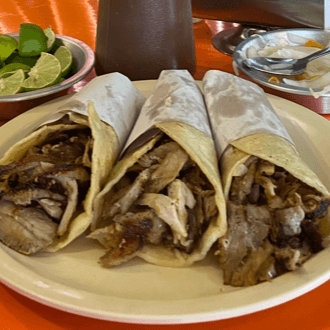 Taco Oriental con Queso