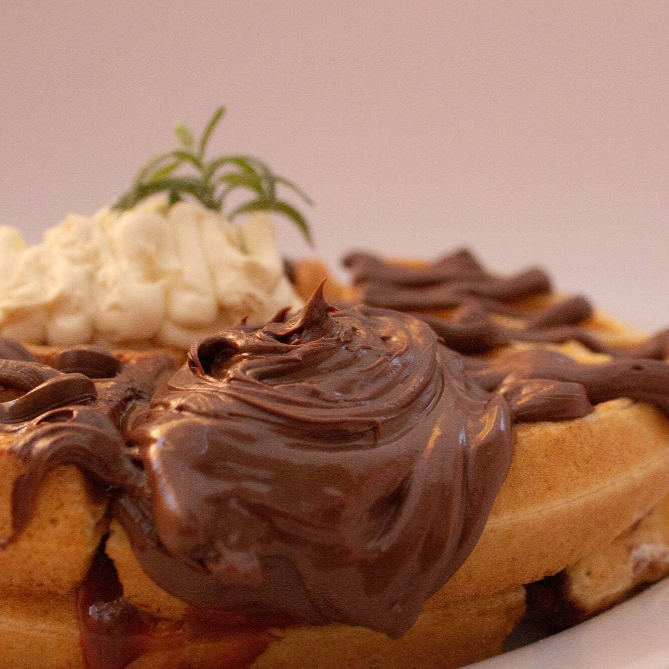 Waffle con nutella