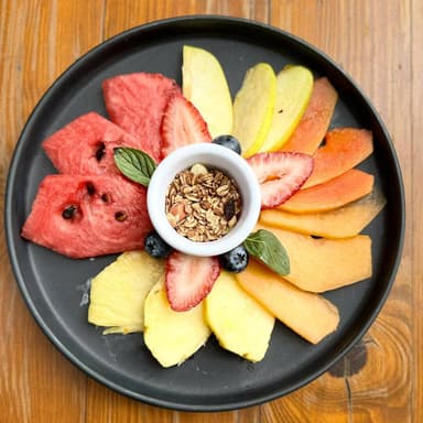 Plato de fruta