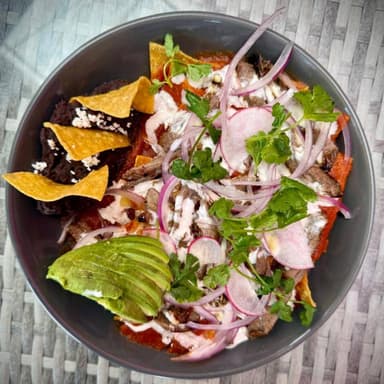 Chilaquiles con Pollo
