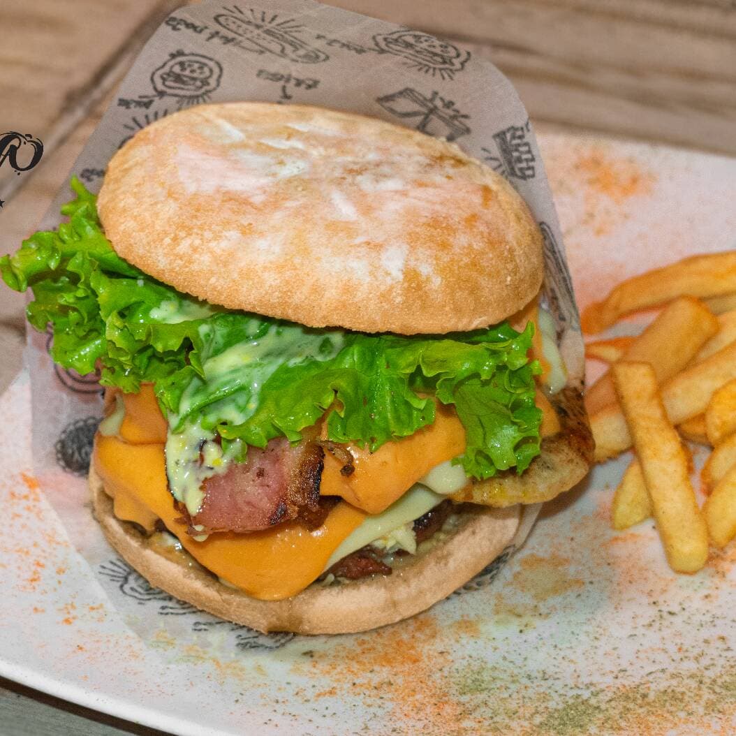hamburguesa de pollo