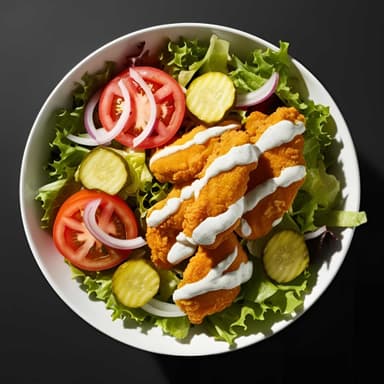 ENSALADA DE TENDER DE POLLO