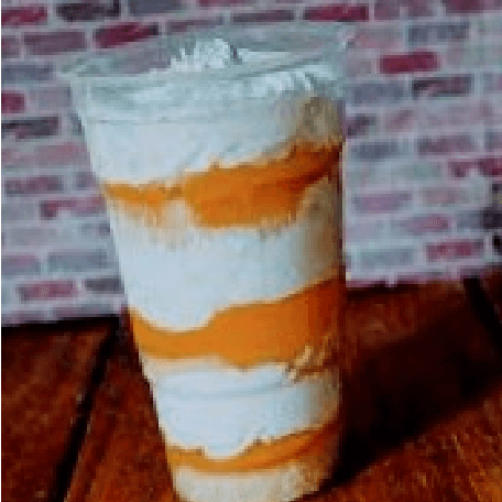 Trifie de Duraznos con crema