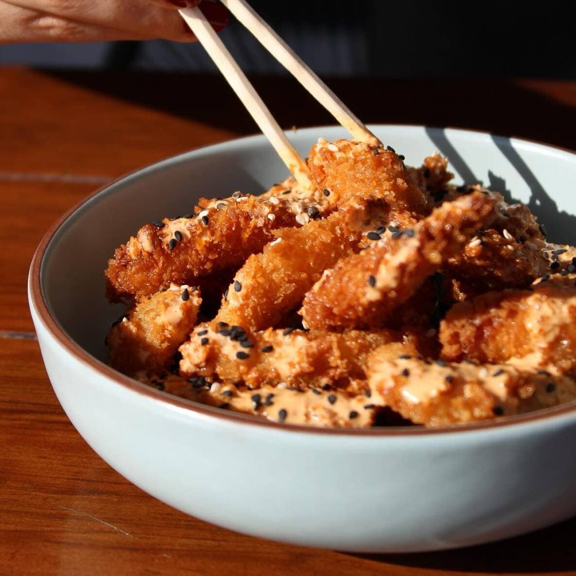 Camarones al Panko