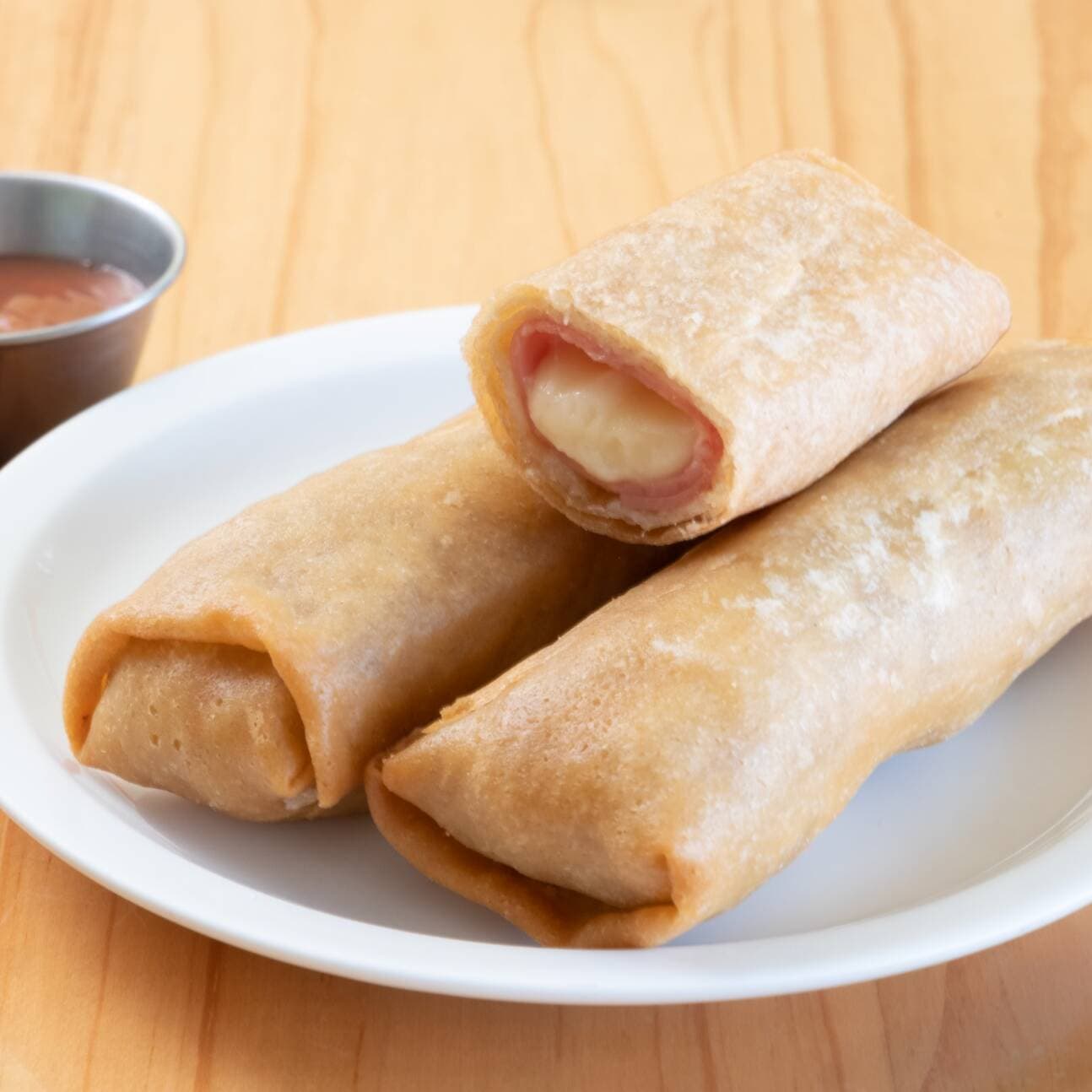 2 Tacos Chino de Jamón y Vegetales