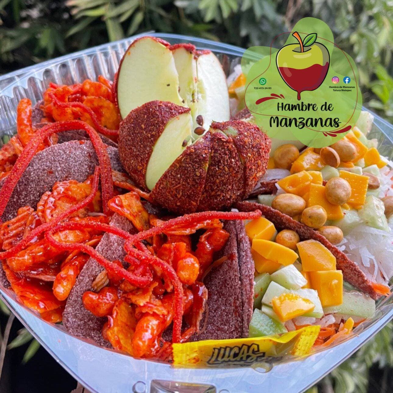 Charola Tacos Locos Manzana