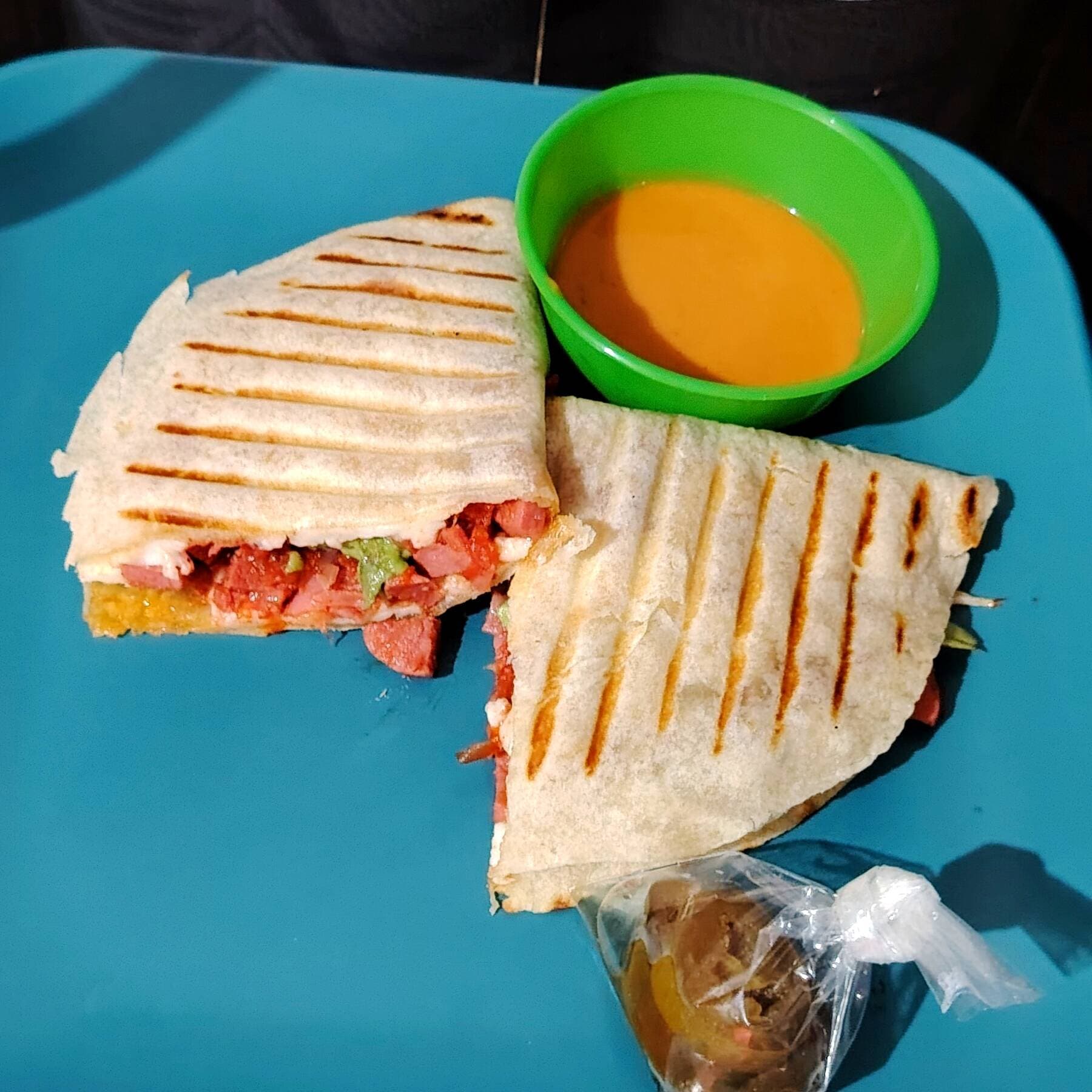 Gringa de Carnes Frías y Queso Oaxaca