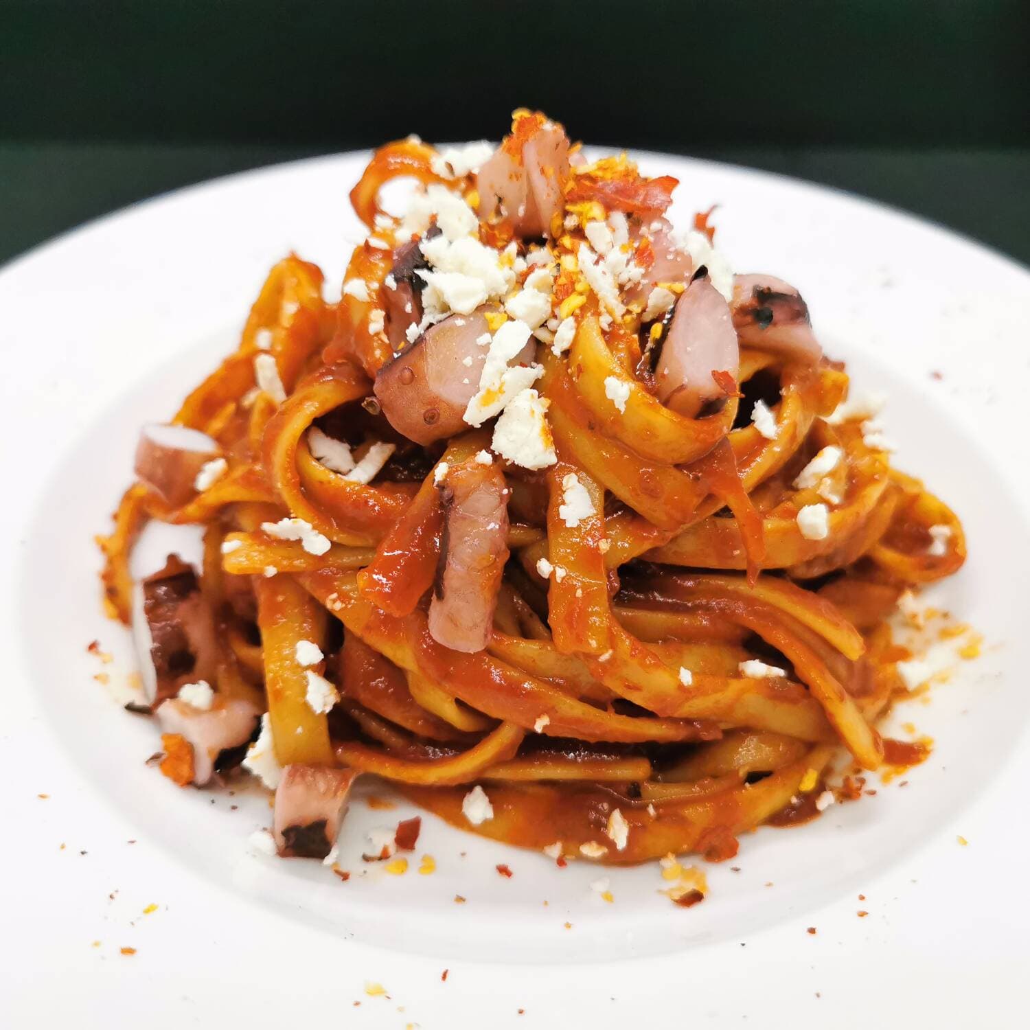 Arrabiata con Pulpo
