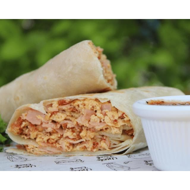 Burrito de chorizo y jamón.
