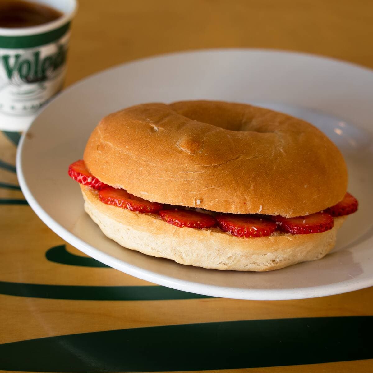 Bagel D´Mermelada de fresa