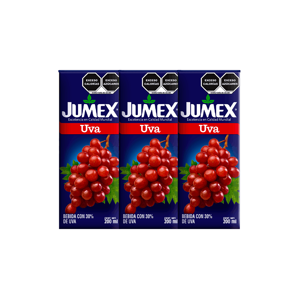 3 Jumex Mini Uva 200ml