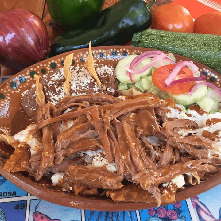 Chilaquiles con Birria