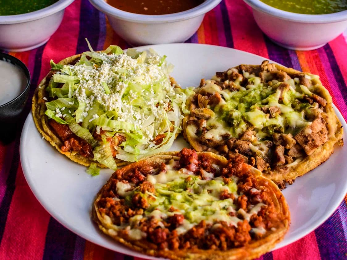 #7 Dos Sopes Papa con Queso+bebida