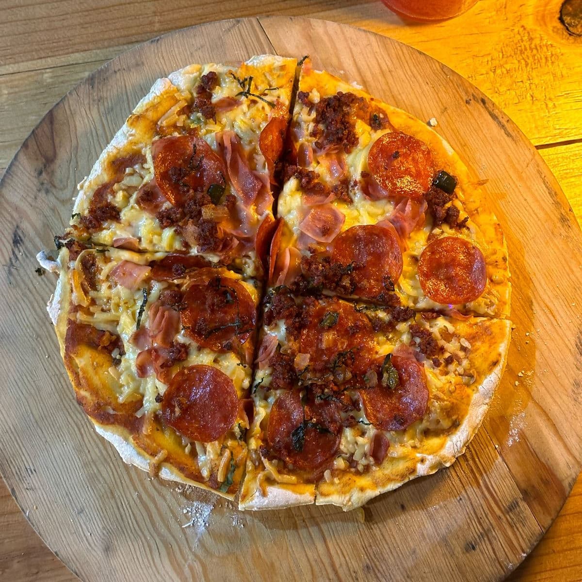 Pizza Carnes Frías