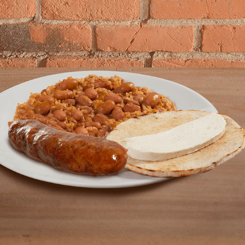 Calentado con Chorizo