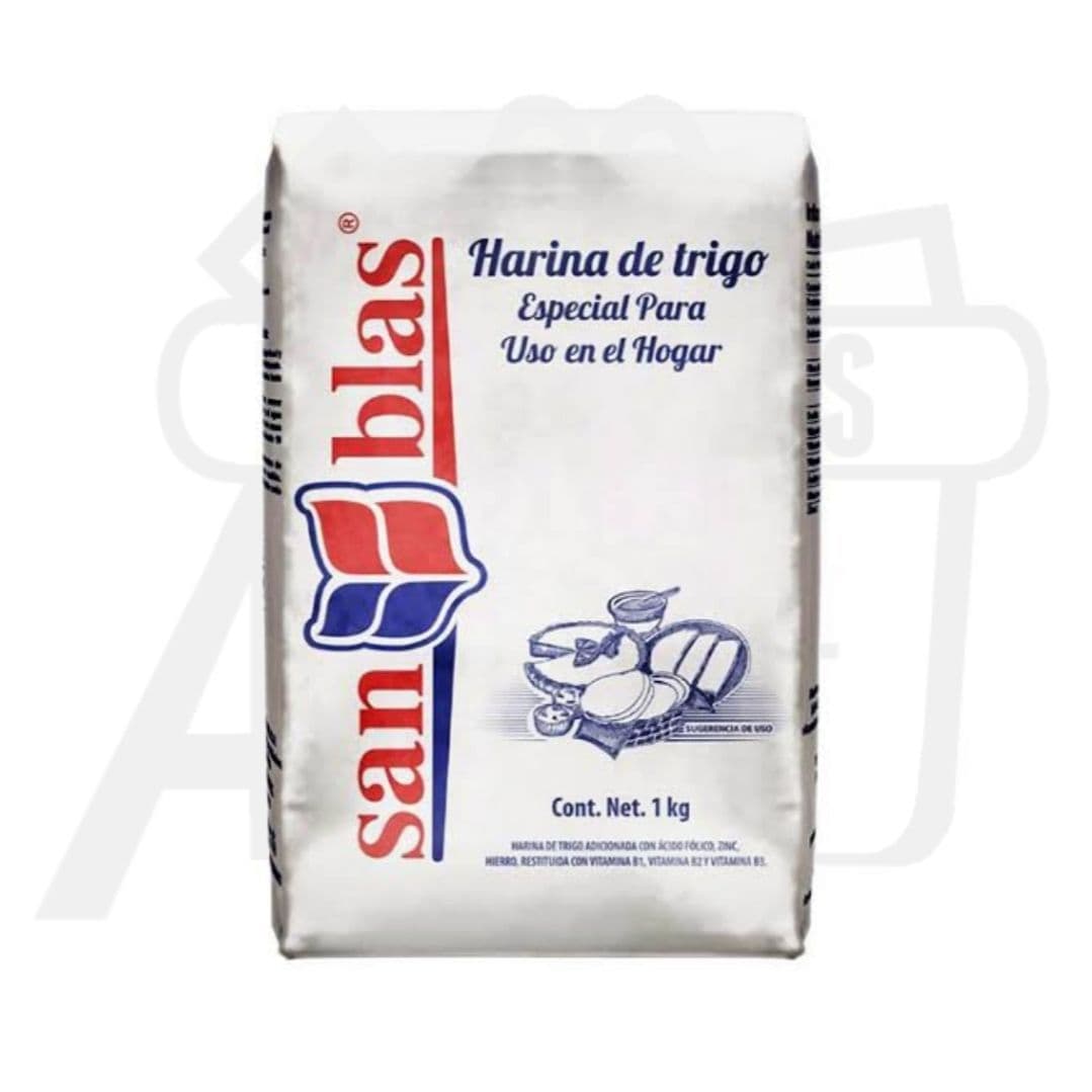 HARINA DE TRIGO 1KG                      SAN BLAS