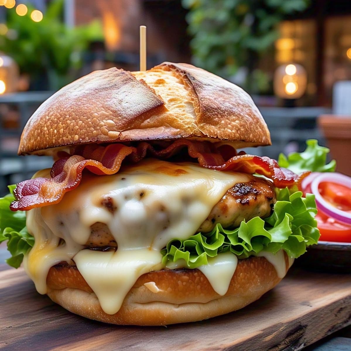 Burguer de Pollo