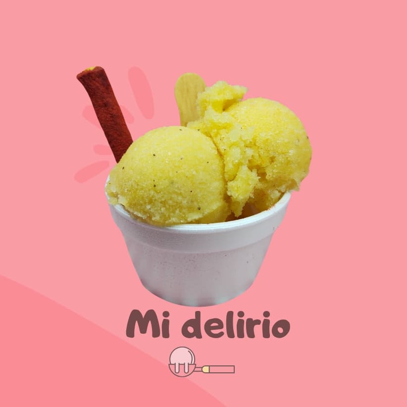1 litro de nieve de maracuya