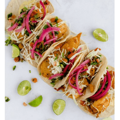COMBO 6 TACOS PESCADO AL AJILLO+2 AGUAS JAMAICA