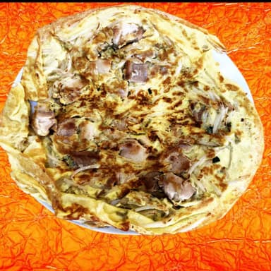 Tortilla de Pollo más Chaufa