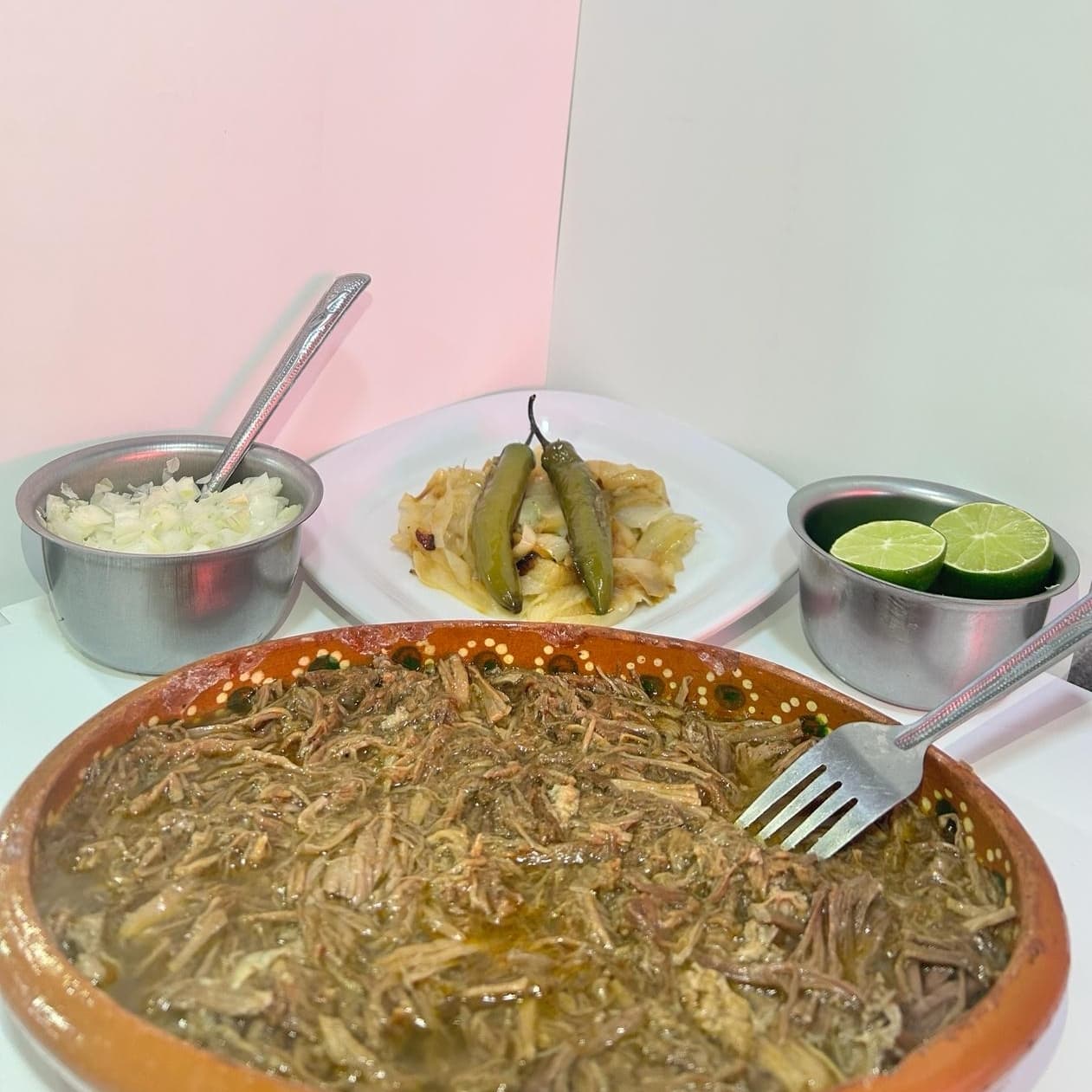 Medio kilo de barbacoa tatemada