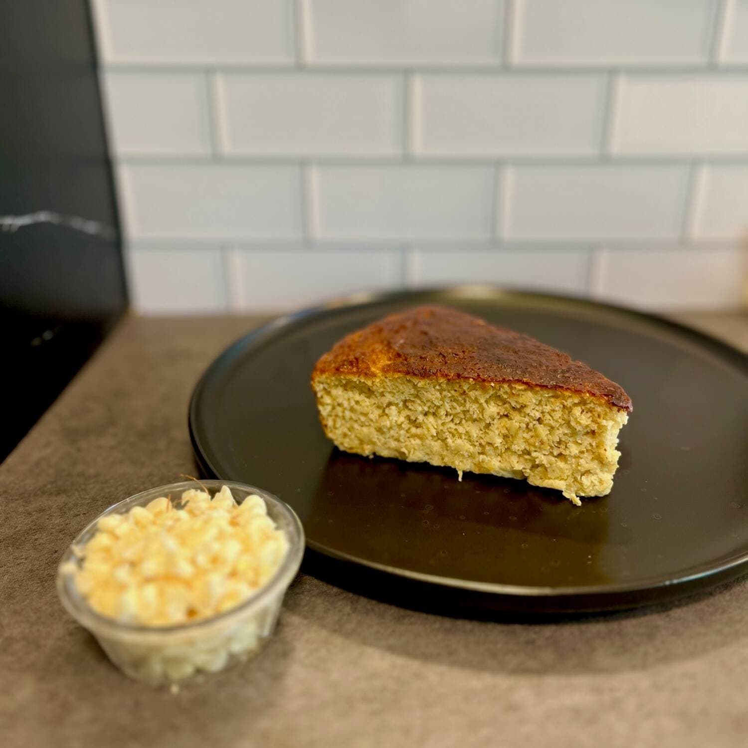 Rebanada de Pastel de Elote