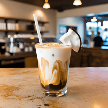 Latte Frio de Coco