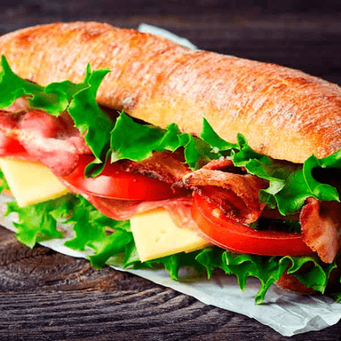 Chapata Jamon de Pavo y Manchego + Crepa Cortesia
