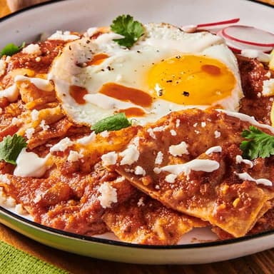 Chilaquiles Rojos Preparados