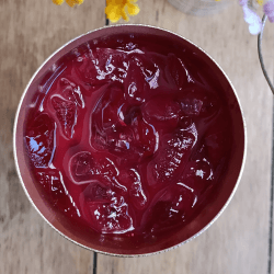 Agua de Jamaica con Fresa