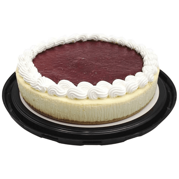 Rebanada de Pastel de Queso con Frambuesa
