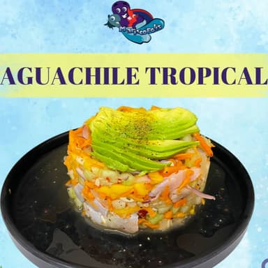 Tostada de Aguachile Tropical