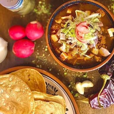 Pozole Rojo Chico