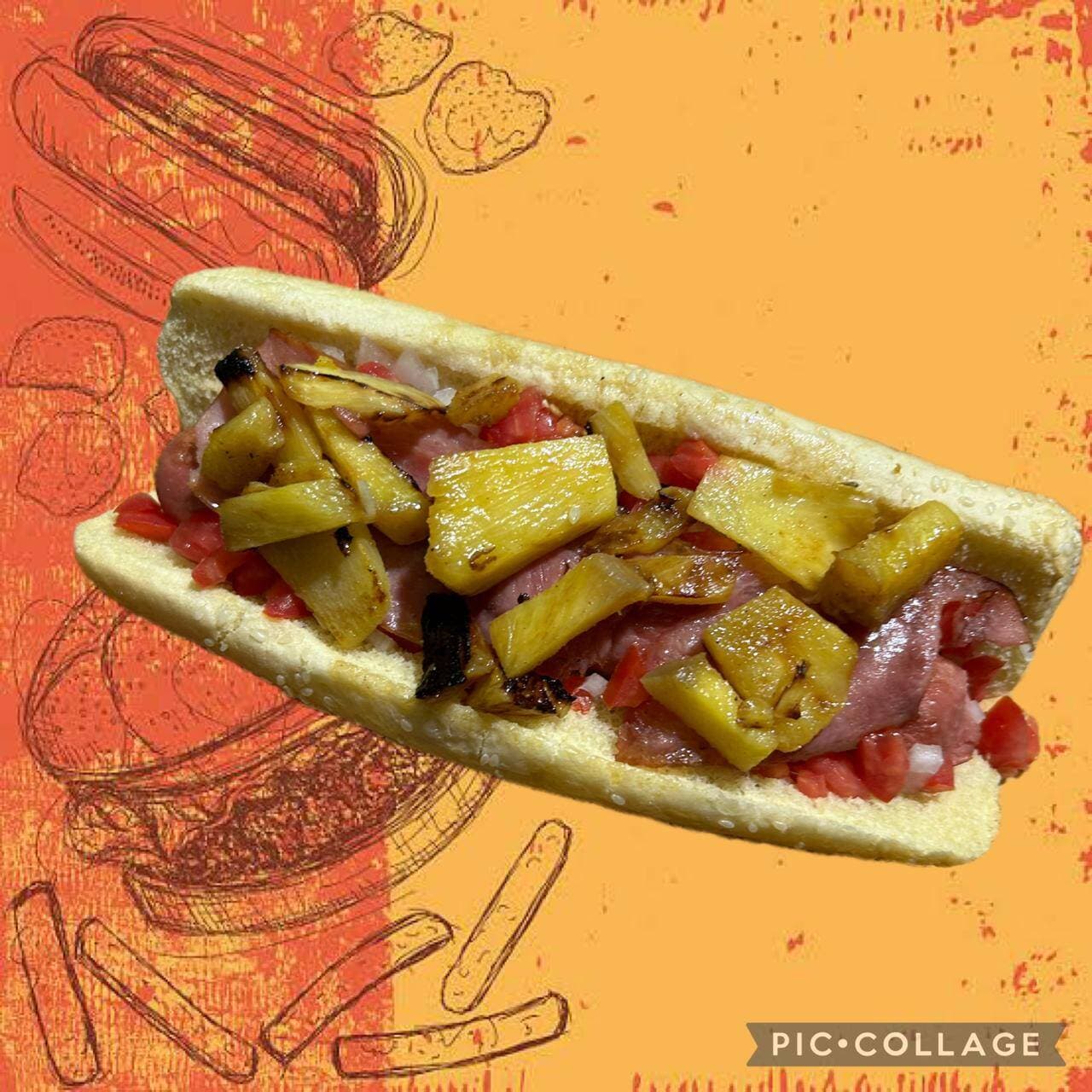Super Hot Dog Jumbo Hawaiano