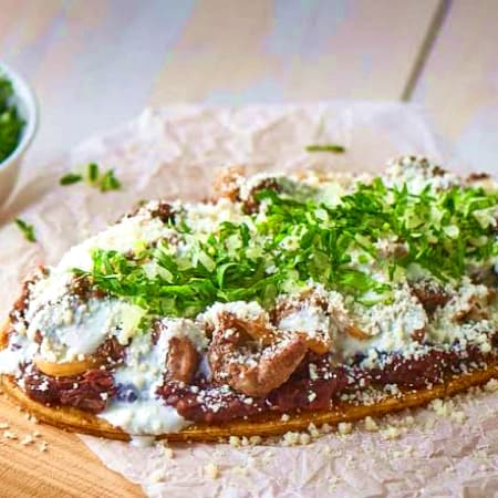 Huarache de pechuga