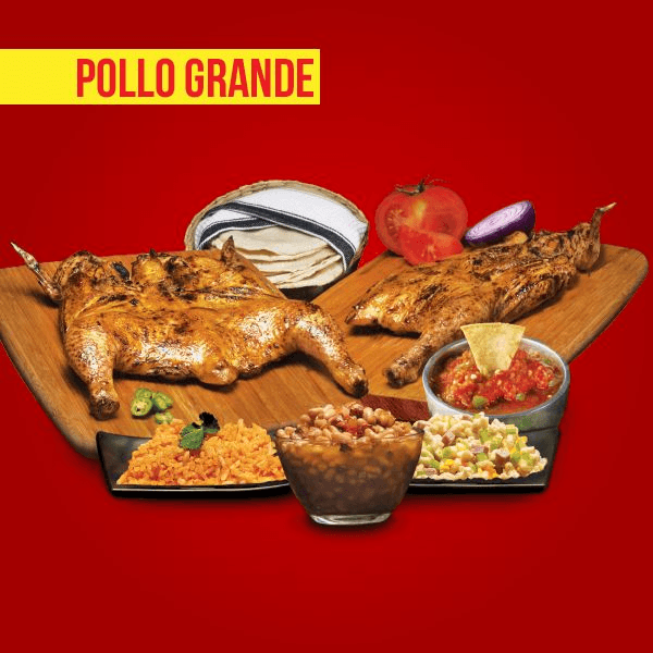 PKTazo (1.5 Pollo Gde+ 3 Compl a Elegir)