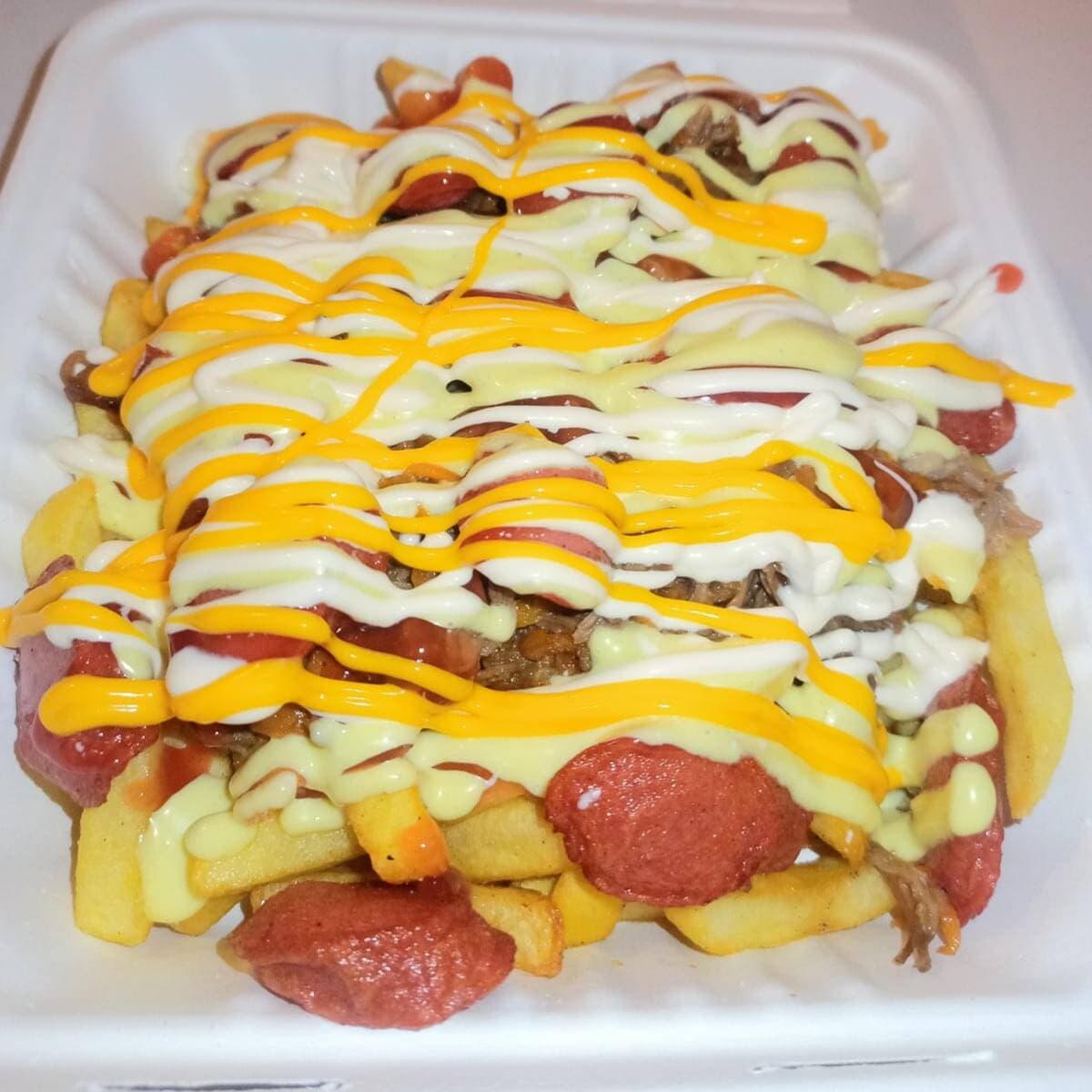 Papas la Machita o Pollo