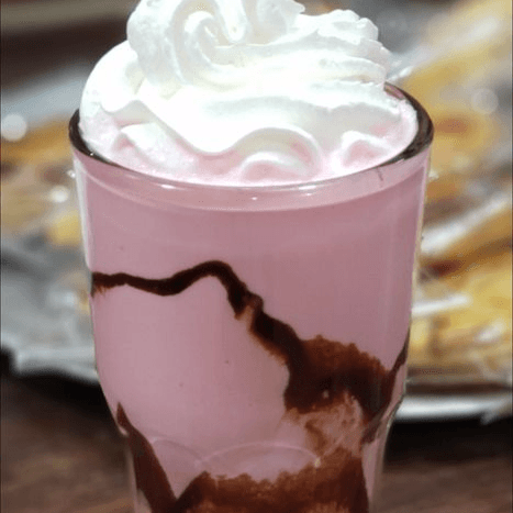 Frappé de Fresa vaso de 16 oz