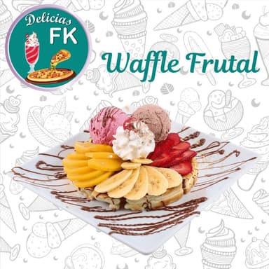 Waffle Frutal