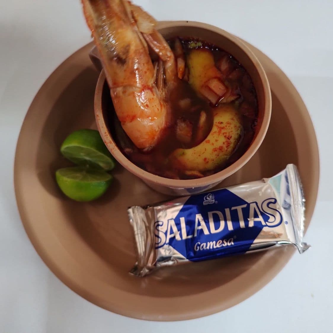 Consomé con 1 Camarón