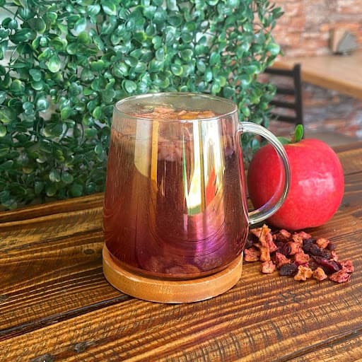 Tisana manzana arándanos