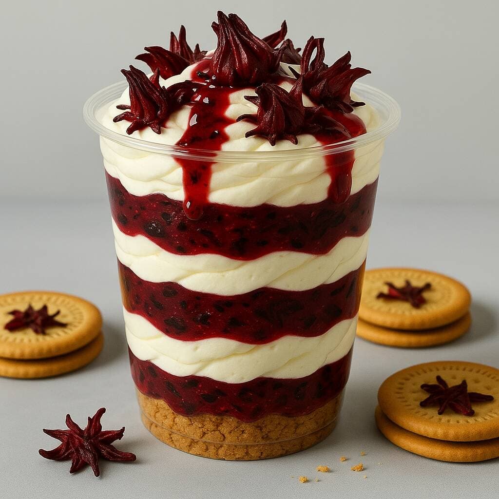 Cheesecake de Jamaica