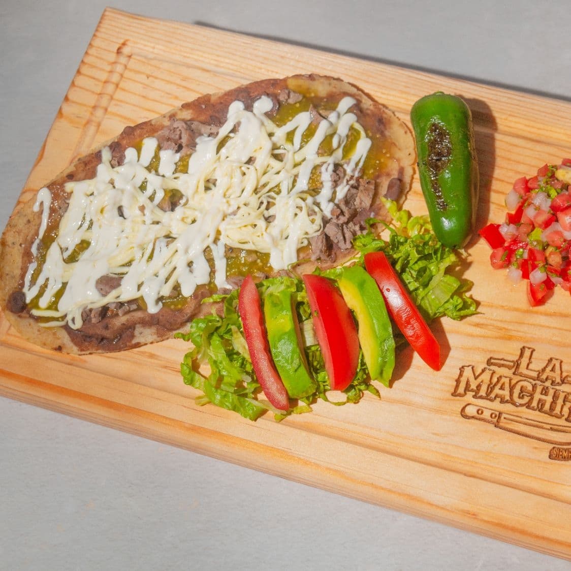 HUARACHE DE BISTEC ESTILO LA MACHITA