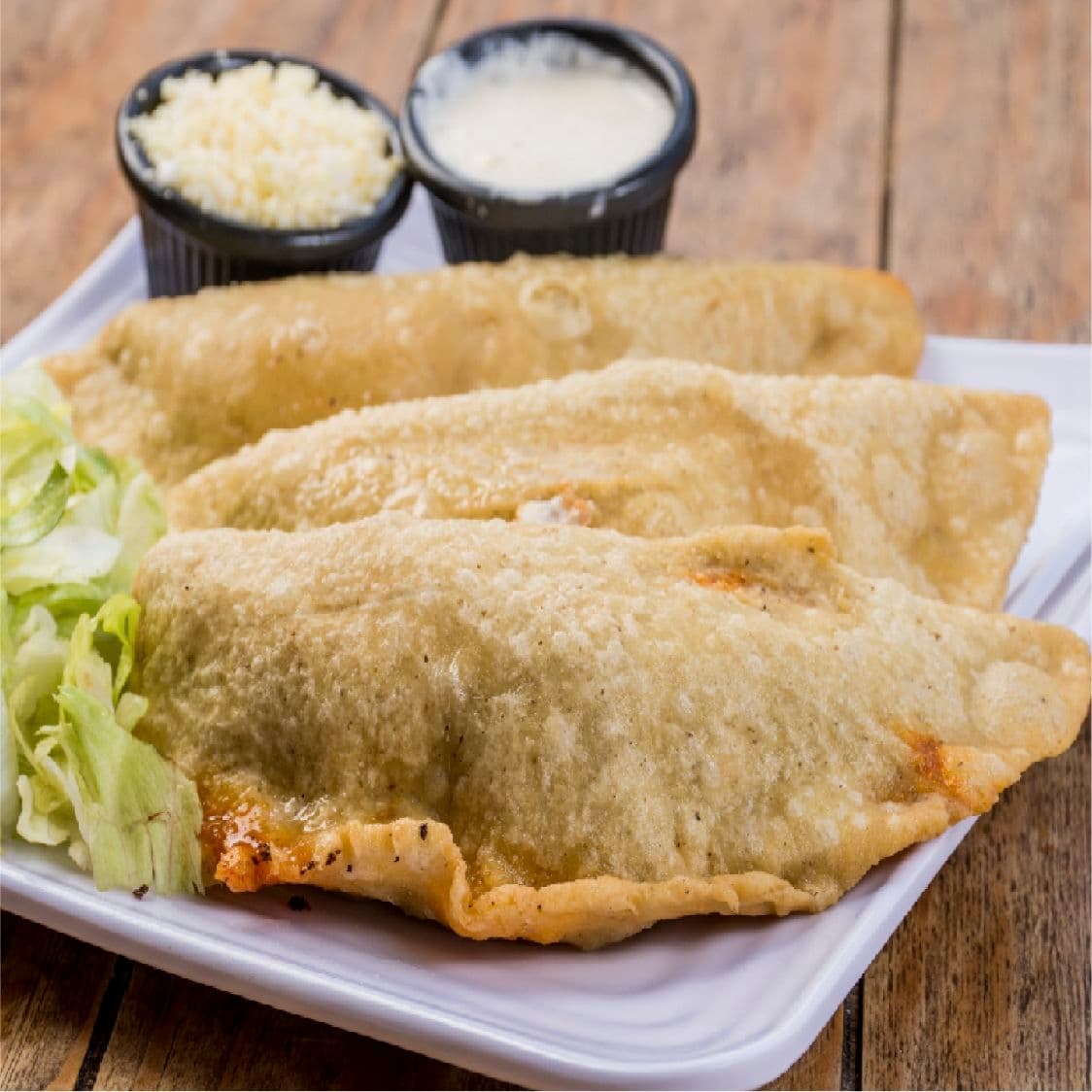 ORDEN DE 3 QUESASDILLA FRITA SENCILLAS