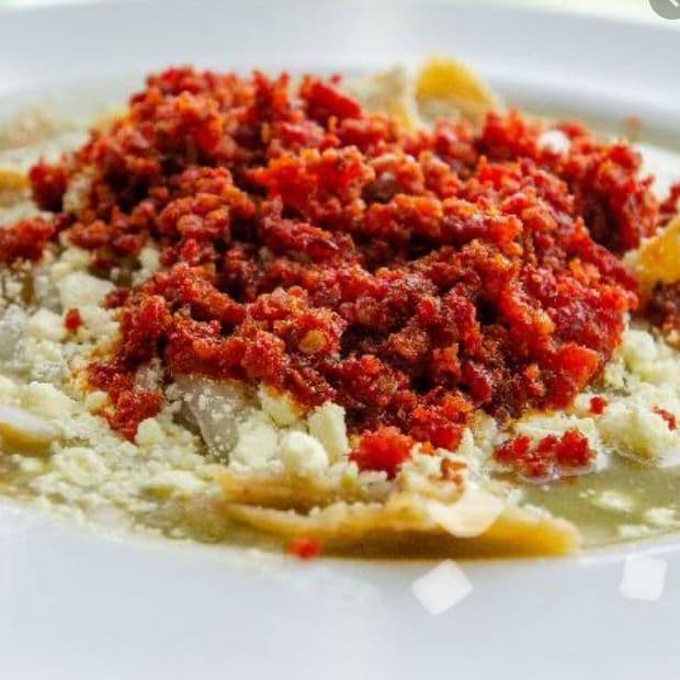 Chilaquiles de Chorizo